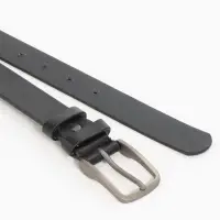 Ремень женский с винтом, 110&times;2.8 см, классическая пряжка металл, серебристая, чёрный