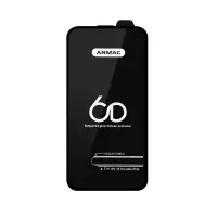 Защитное стекло iPh 16 Pro Max Anmac 6D Black без упаковки Арт.1137492 (10 шт./уп.)