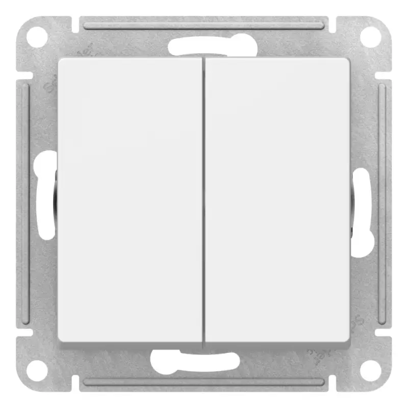 ATLASDESIGN 2-клавишный ВЫКЛЮЧАТЕЛЬ, сх.5, 10АХ, механизм, ЛОТОС