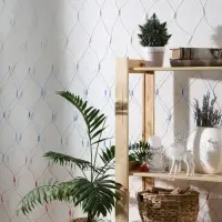 Гирлянда &laquo;Сеть&raquo; 1.6&times;1.6 м, IP20, прозрачная нить, 144 LED, свечение &laquo;Флаг России&raquo;, 220 В