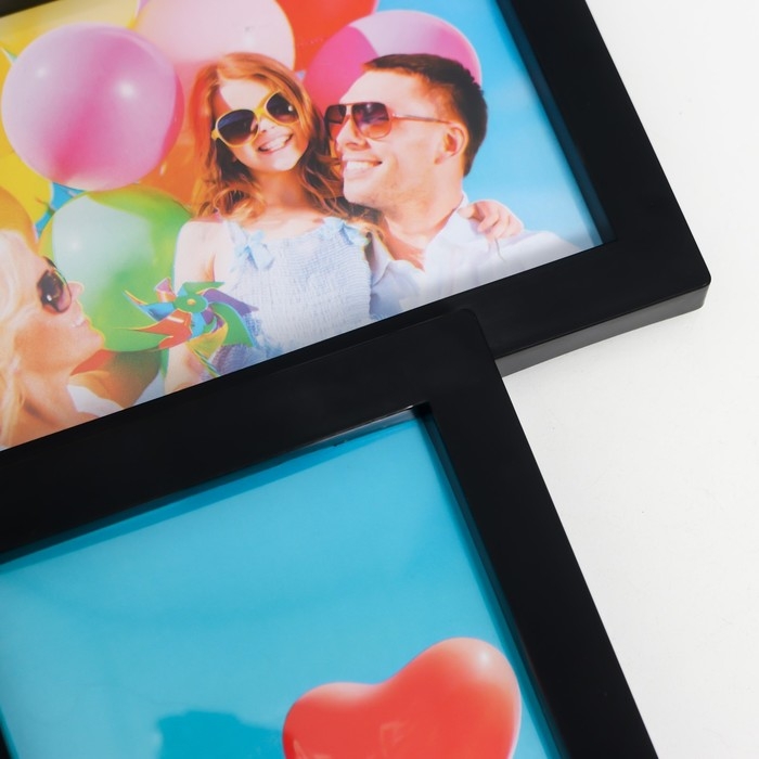 Мультирамка-коллаж на 12 фото 10х15 см, чёрный Мультирамка-коллаж на 12 фото 10х15 см, чёрный