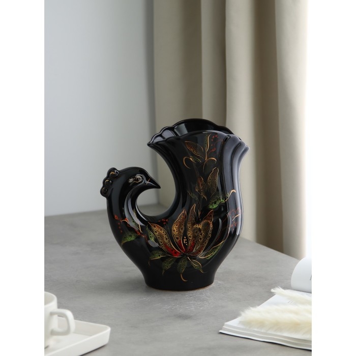 Ваза керамическая «Голубь», настольная, 25 см, микс Ваза керамическая «Голубь», настольная, 25 см, микс