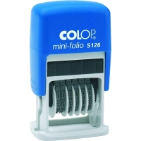 Нумератор мини 6-и раз.высота шрифта 3,8мм S126 (аналог 4836)Colop