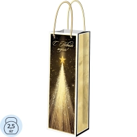 Пакет подарочный д/сувенирной продукции 250 г/м2 12,7x36x8,3см арт.95674FE