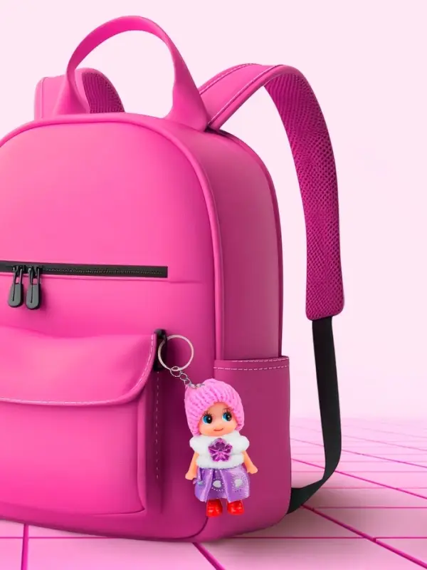 Мягкая игрушка, &laquo;Кукла&raquo;, в шапочке, брелок, 7.5 см, цвет МИКС