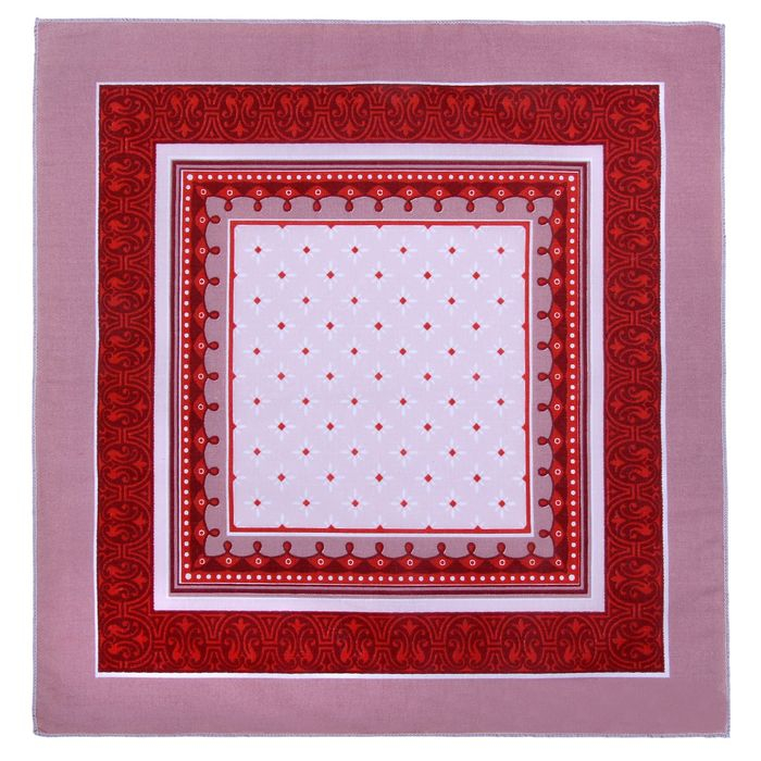 Мужские носовые платки  Мужские носовые платки "Этель" размер 30х30 см, (набор 12 шт,) цвет коричневый, рисунок МИКС