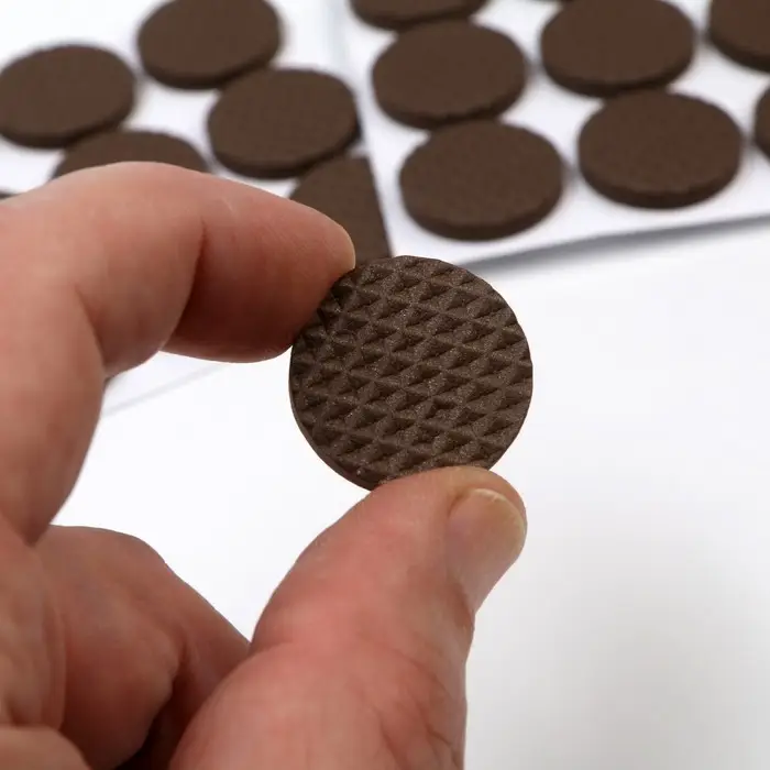 Накладка мебельная круглая ТУНДРА, d=25 мм, 18 шт., полимерная, коричневая Накладка мебельная круглая ТУНДРА, d=25 мм, 18 шт., полимерная, коричневая