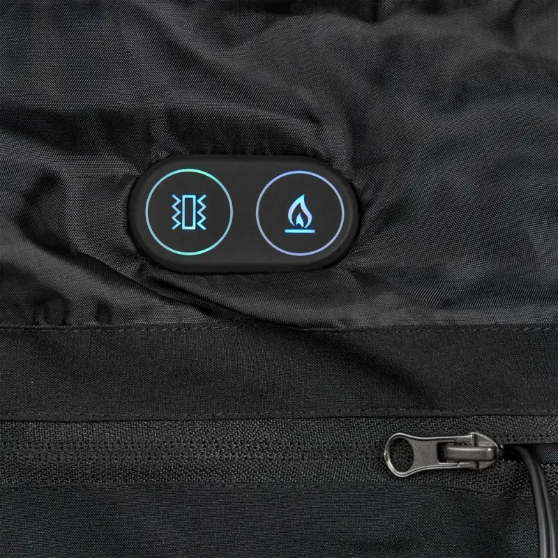 Куртка с подогревом Thermalli Everest, черная, размер 3XL Куртка с подогревом Thermalli Everest, черная, размер 3XL