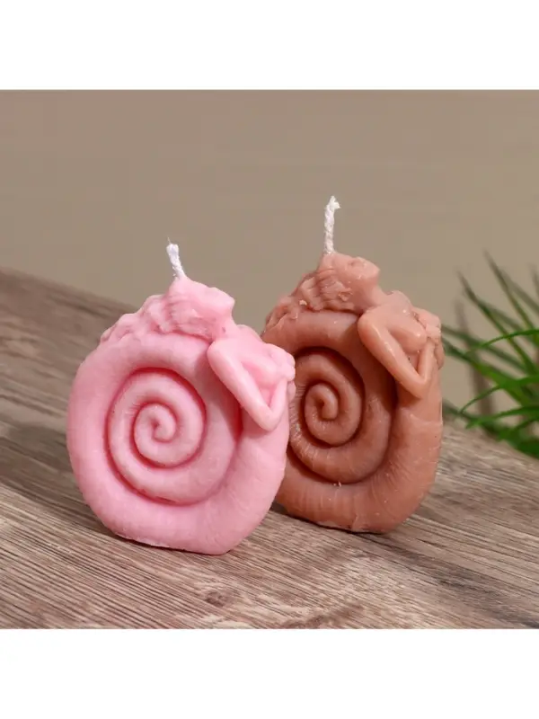 Свеча фигурная формовая &laquo;Русалка&raquo;, 6.5&times;4&times;8 см, соевый воск, МИКС