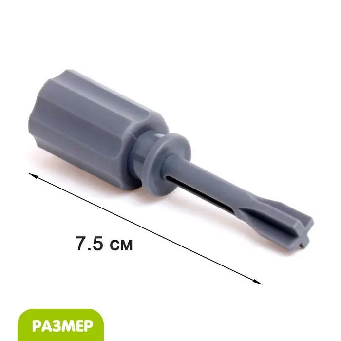 Конструктор винтовой &laquo;Лесовоз&raquo;, с отвёрткой, 28 деталей