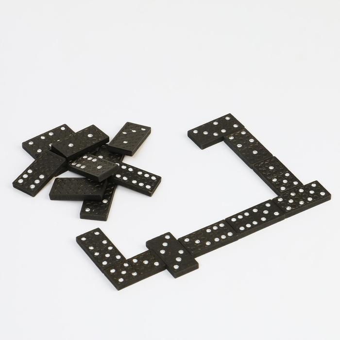 Домино Домино "Время игры", 28 шт, 15 х 5 х 3 см, костяшка 3.7 х 1.9 см