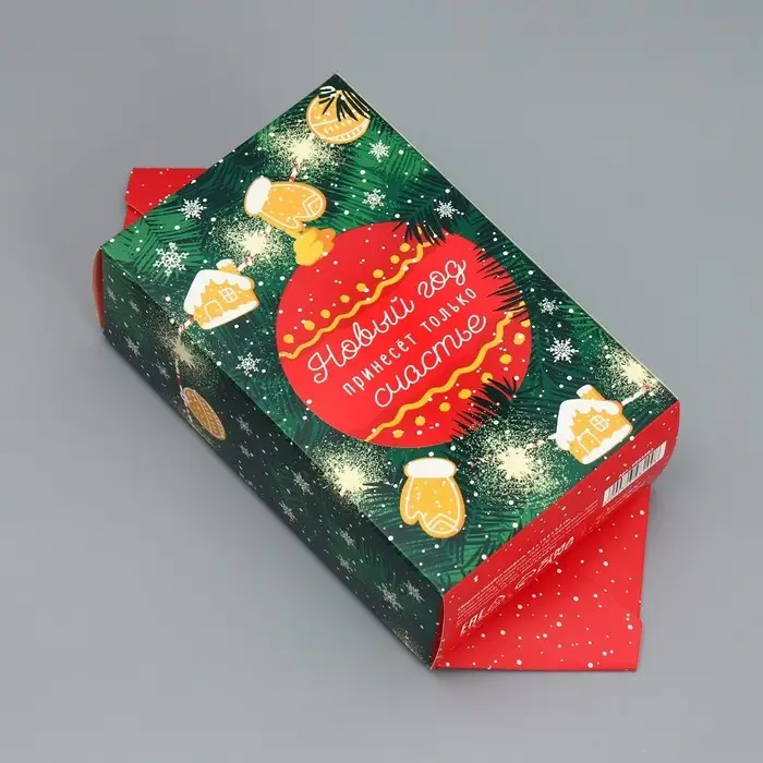 Складная новогодняя коробка-конфета «Время для сказки», 9,3 х 14,6 х 5,3 см Складная новогодняя коробка-конфета «Время для сказки», 9,3 х 14,6 х 5,3 см