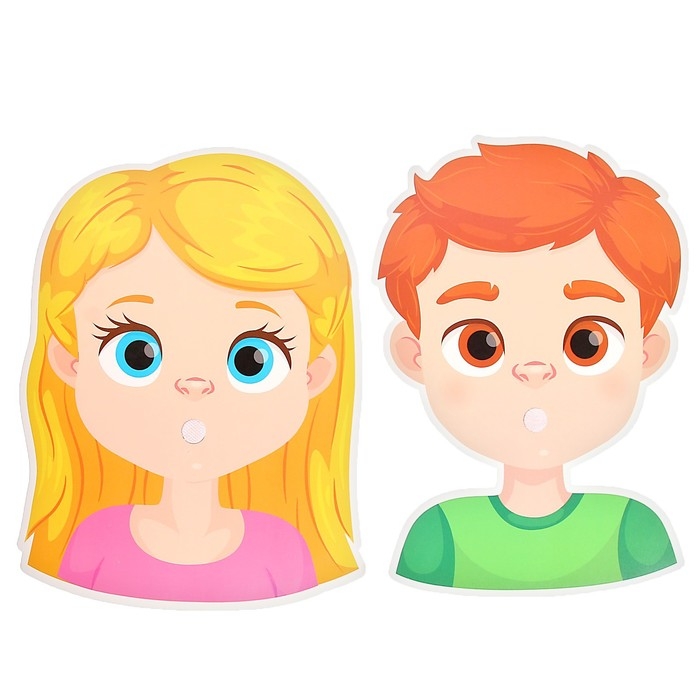 Логопедический набор «Повторяй за мной», артикуляционная гимнастика, на липучках Логопедический набор «Повторяй за мной», артикуляционная гимнастика, на липучках