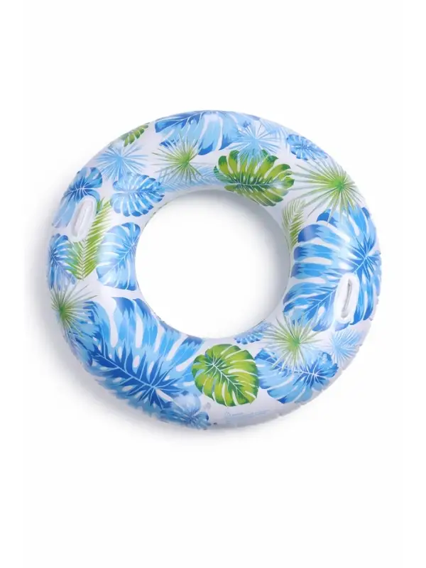 Круг для плавания &laquo;Тропики&raquo;, надувной, d=115 см, от 3 лет, с ручками, разноцветный