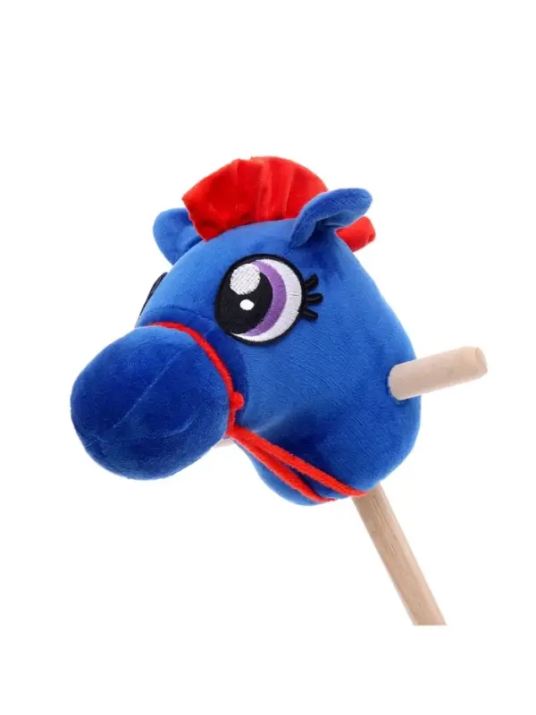 Мягкая игрушка ZABIAKA &laquo;Конь - скакун&raquo;, на палке, МИКС