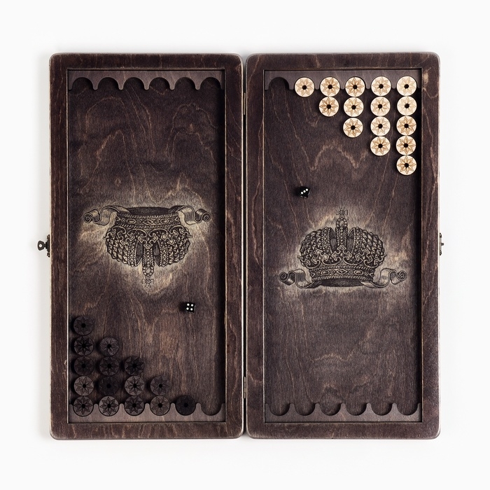 Нарды деревянные большие, настольная игра  Нарды деревянные большие, настольная игра "Лев", 45 х 45 см