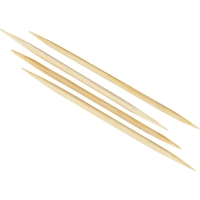 Зубочистки бамбук., PATERRA, 200 шт. в пластиковой баночке, (401-623)