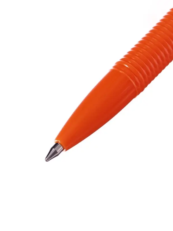Ручка шариковая ErichKrause R-301 Orange Stick, узел 0.7 мм, чернила чёрные, длина линии письма 2000 метров, штрихкод на ручке