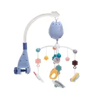 Мобиль музыкальный &laquo;Песенки совушки&raquo;, на батарейках, цвет голубой