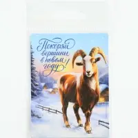 Магнит новогодний, полимерный &laquo;Покоряй вершины&raquo;, 6&times;8 см