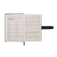 Ежедневник недатированный формат А5, с хлястиком, 128л, линия, пвх, Синий Ежедневник недатированный формат А5, с хлястиком, 128л, линия, пвх, Синий