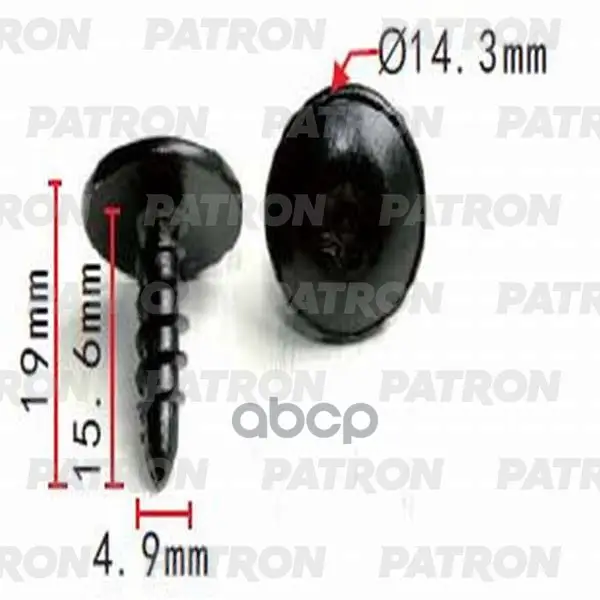 шуруп металлический PATRON арт. P37-0601