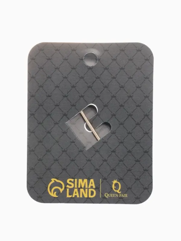 Булавка &laquo;Сердечки&raquo;, 7 см, цветная в золоте