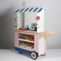 Игровой деревянный набор &laquo;Продуктовая лавка. Мечта&raquo;, на колёсах, 74&times;30&times;102 см