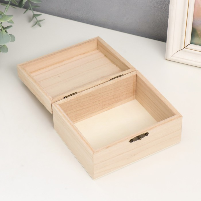 Шкатулка для росписи дерево "Сундучки"набор 3 шт 6,8х12,8х10,4 5,6х10,9х7,8 4,2х8,8х5,3 см