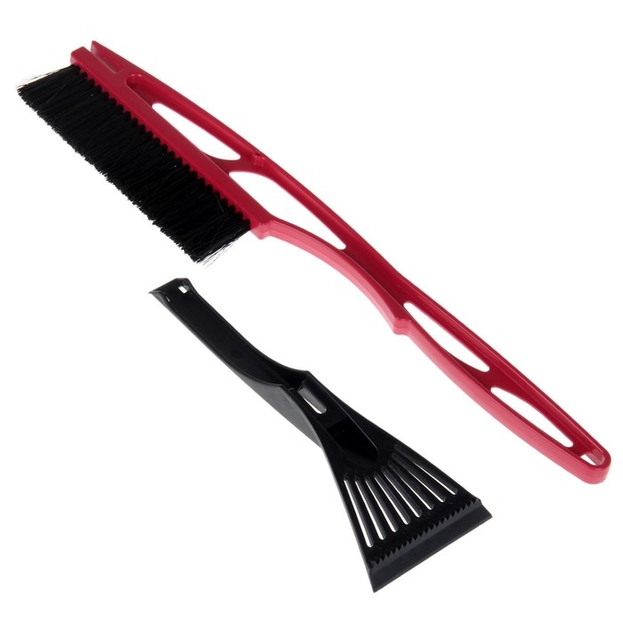 Щетка сметка, со скребком, 54 см, МИКС Щетка сметка, со скребком, 54 см, МИКС