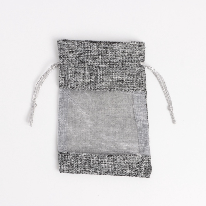 Льняной мешочек для хранения украшений, подарков, трав, 10 х 14 см, набор из 5 штук Льняной мешочек для хранения украшений, подарков, трав, 10 х 14 см, набор из 5 штук