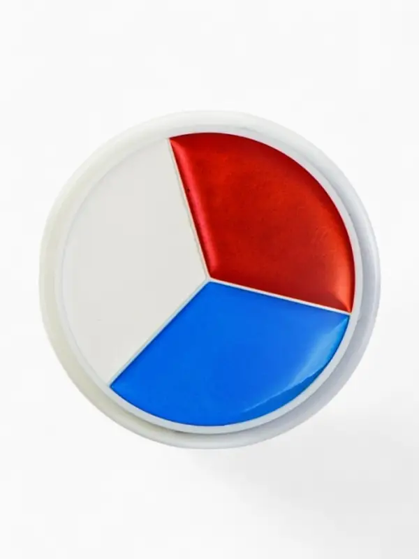 Профессиональный театральный грим  Профессиональный театральный грим "Шайба", (красный, белый, синий), 15 мл.