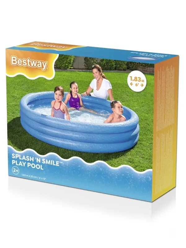 Бассейн надувной &laquo;Сияние&raquo;, 183&times;33 см, от 2 лет, МИКС, 51027 Bestway