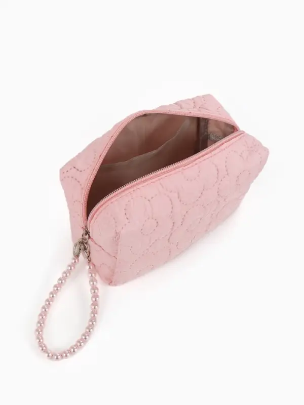 Косметичка дор Цветок 17*6*9, отд на молнии, розовый