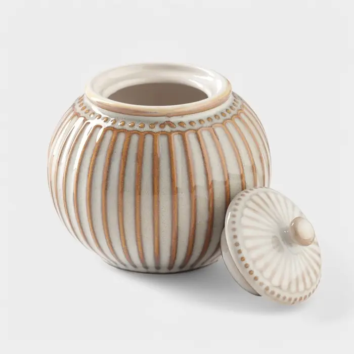 Сахарница Доляна &laquo;Винтаж&raquo;, 350 мл, керамика, бежевая