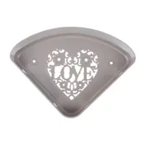 VETTA Love Полочка для ванной комнаты, пластик, 25,5х18,5х3см, 2 цвета