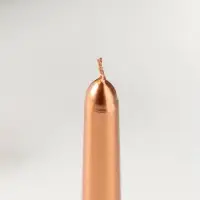 Набор свечей античных, 1.9&times;20 см, 6 шт., кофейно-золотой металлик