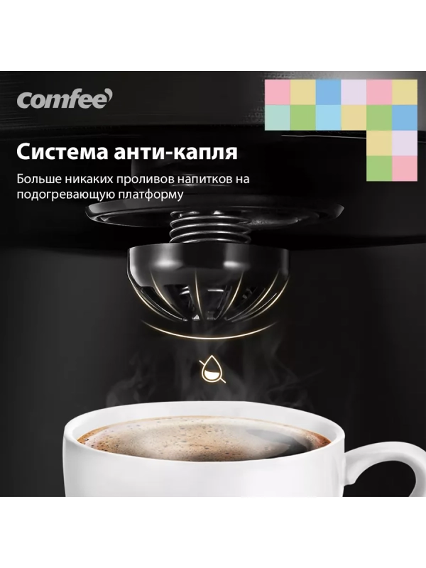 Кофеварка капельная CF-СМ2501, подогрев, 650 мл Кофеварка капельная CF-СМ2501, подогрев, 650 мл