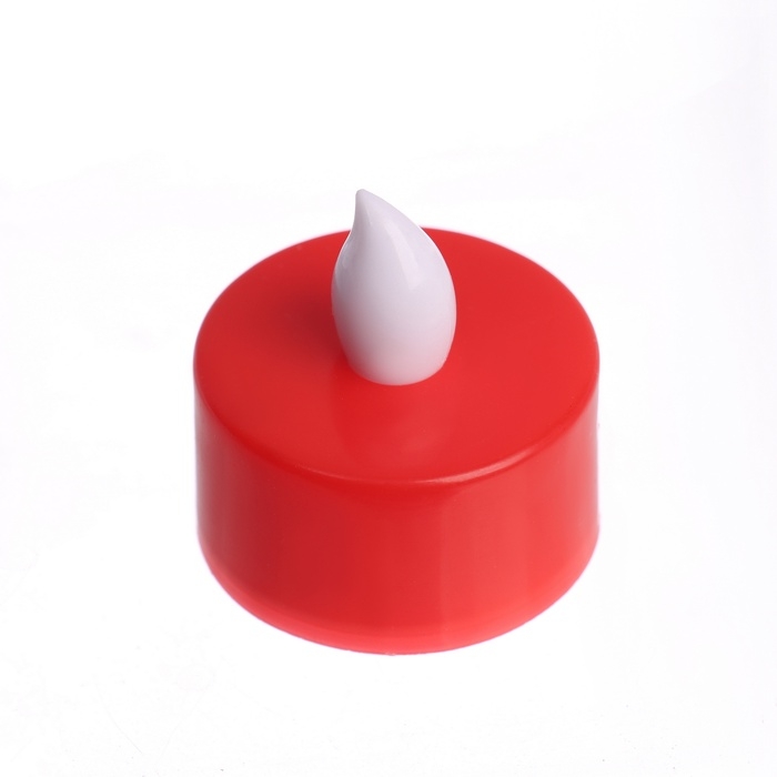 Светодиодные свечи, ночники LED RISALUX «Для жутких ритуалов» набор 4 шт., красные, RGB, 3.5×3.5×4 см