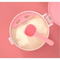 Контейнер для детского питания Мишка 1, 250 мл, розовый