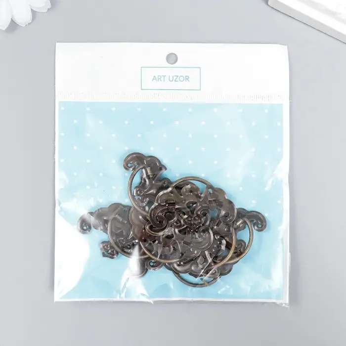 Ручка для шкатулки Ручка для шкатулки "Сибирь" 2,5х4,4 см С-203