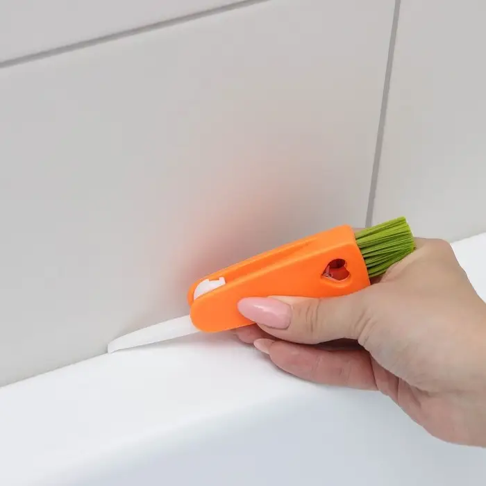 Щётка универсальная, 3 щётки в одном корпусе, 12 см, МИКС Щётка универсальная, 3 щётки в одном корпусе, 12 см, МИКС