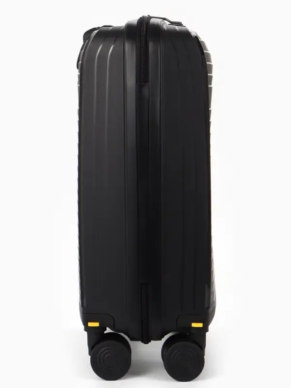 Чемодан на съёмных колесах 18", кодовый замок, 33&times;16&times;49 см, чёрный