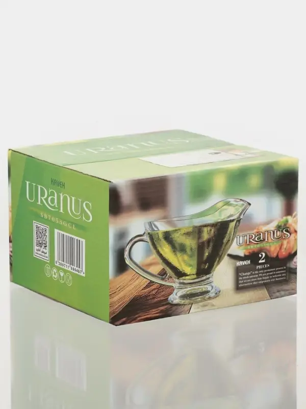 Набор соусников Uranus, 170 мл, 2 шт., стекло, прозрачный