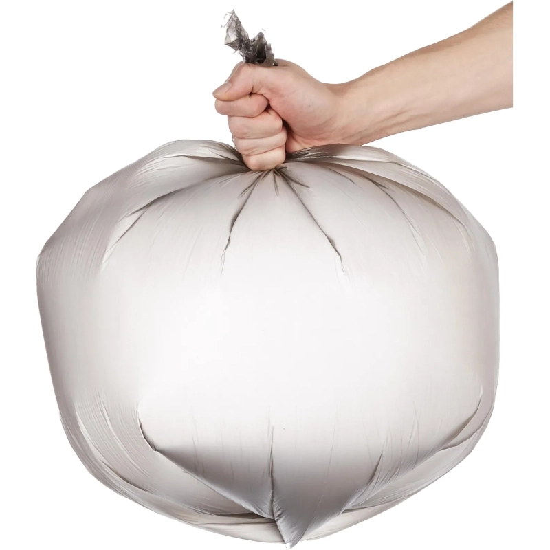 Мешки для мусора ПНД 60л 60х70см 8мкм черные 50шт/уп_Green Pack