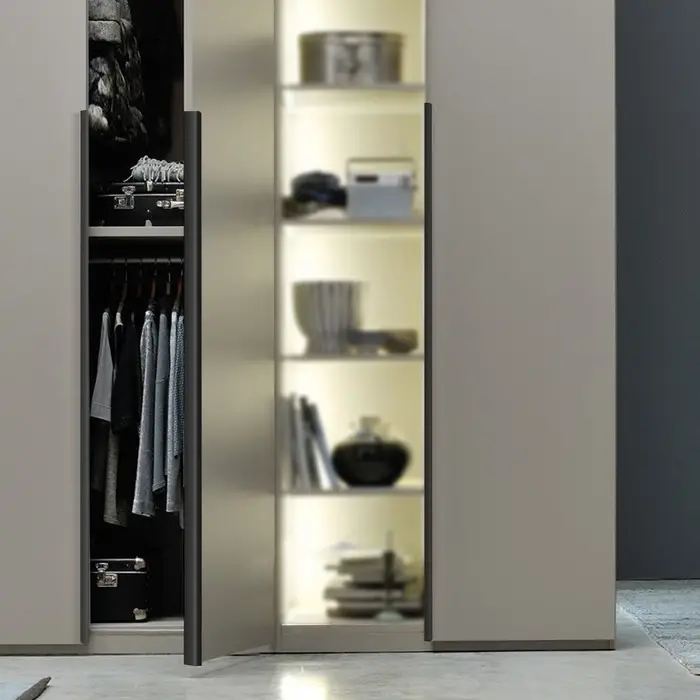 Ручка профильная CAPPIO RT001BL, L=1200 мм, м/о 480 мм, цвет черный, 4 шт.