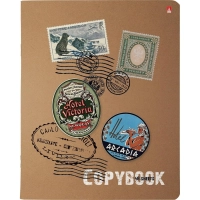 Тетрадь общая А5 ,48л, клетка,скрепка, МАРКИ МИРА, 5 шт в уп,7-48-619/5