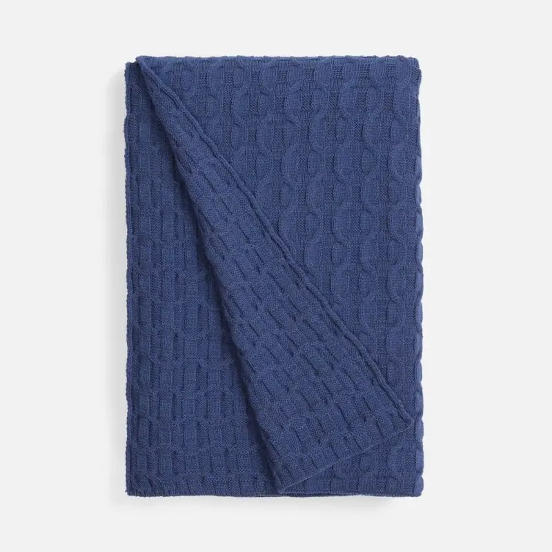 Плед Braidera, синий (черника) Плед Braidera, синий (черника)