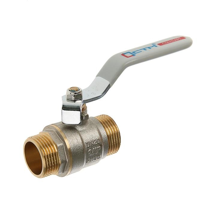 Кран шаровой Кран шаровой "СТМ" Стандарт, PN40, наружная/наружная резьба 3/4", рычаг