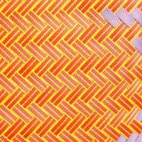 Сумка плетёная, 30×15×45 см, пластик, сиренево-жёлтая Сумка плетёная, 30×15×45 см, пластик, сиренево-жёлтая